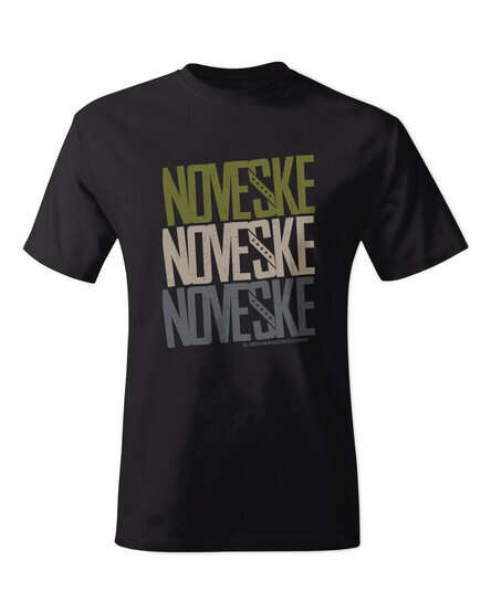 Noveske Shake Stack shirt in black from front